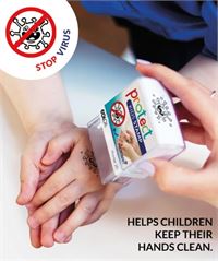 TIMBRO COVID PER BAMBINI